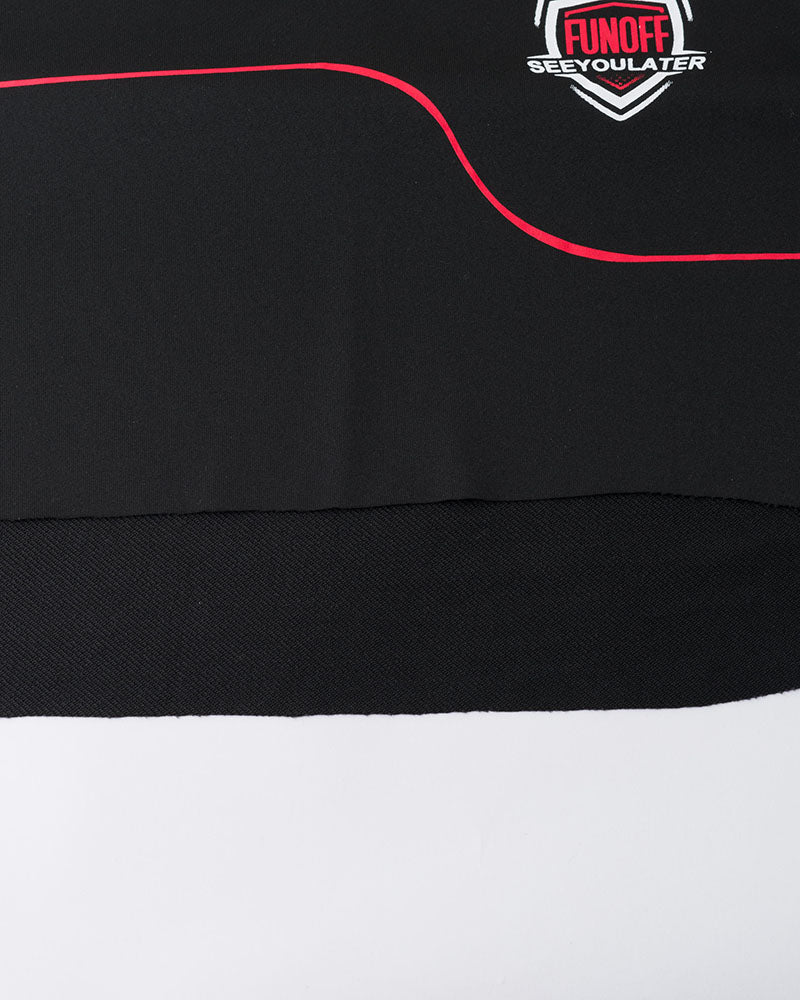 I Am Sure Cropped Racer Jacket
