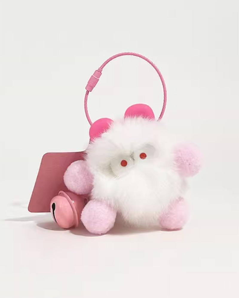 Fluffy Monster Buddy Keychain
