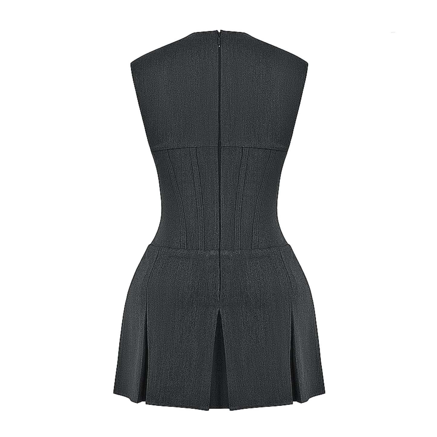 Timeless Crush Pleated Corset Mini Dress