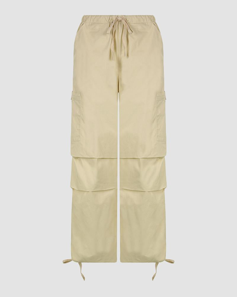 Feeling Free Wide Leg Cargo Pants
