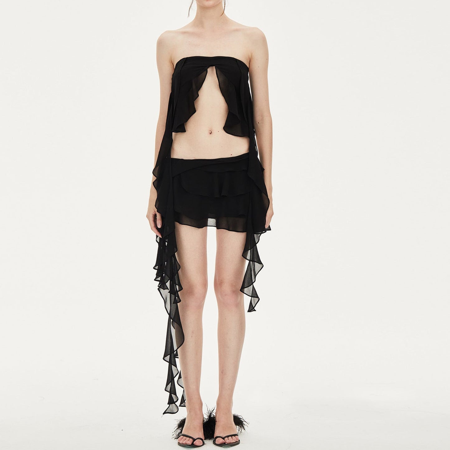 Flutter Split Wing Coord Skirt Set