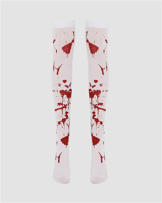 Halloween Blood Scary Socks