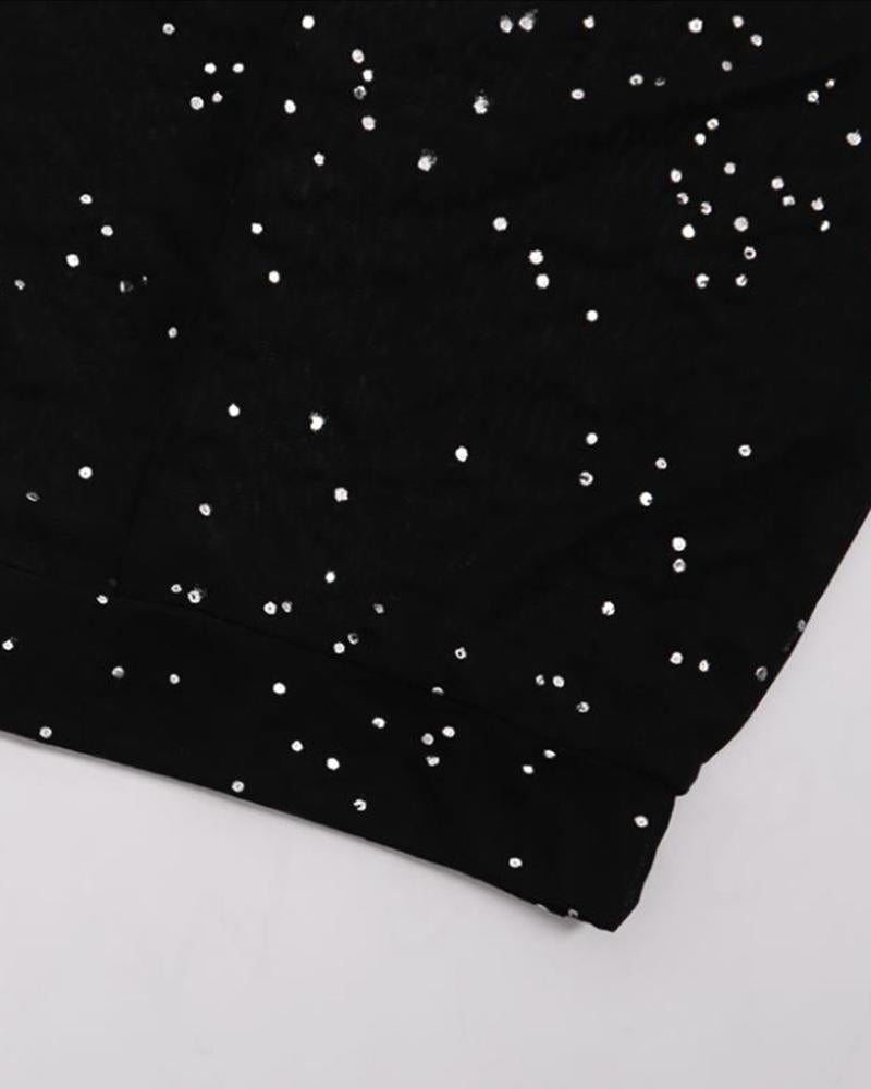 Lustrius Sparkle Mesh Pants