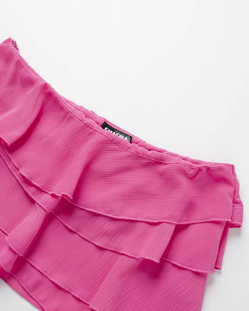 Flutter Split Wing Coord Skirt Set