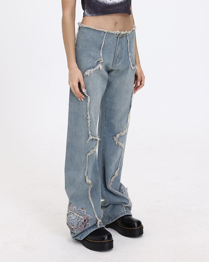 Distressed Buckaroo Jeans