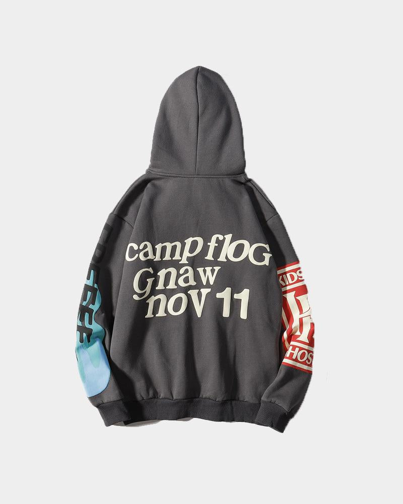 Lucky Me I See Ghosts Plush Hoodie