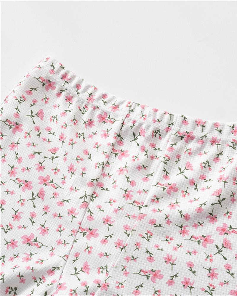 Ditsy Daphne Floral Bralet Tube Coord