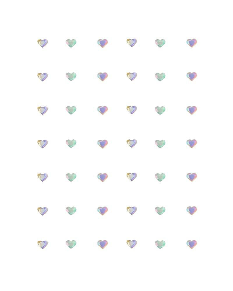 Washed Beach Trove Accent Face Embellishment Stickers