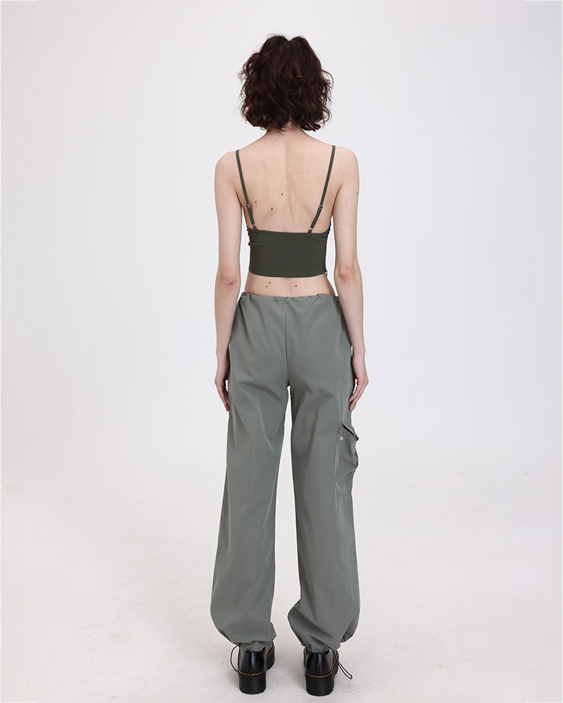 Halter Wishbone Corset Top