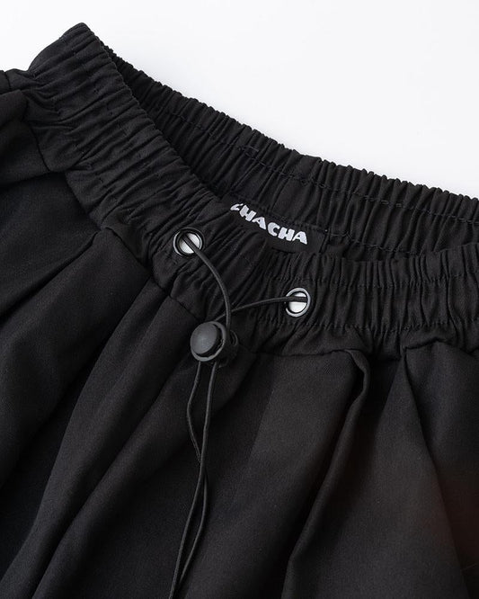 Stormy Charcoal Parachute Pants