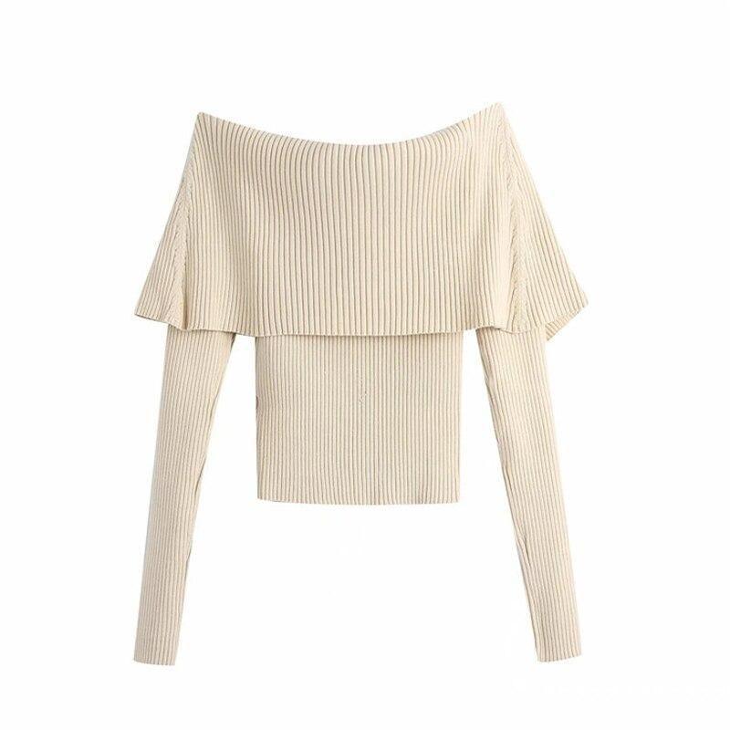 Sabina Off Shoulder Knitted Sweater
