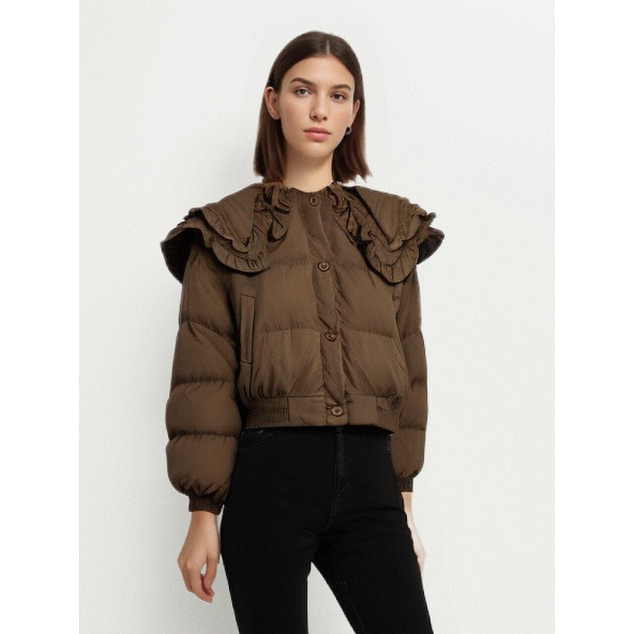The Cocoa Long Sleeve Winter Puffer Jacket