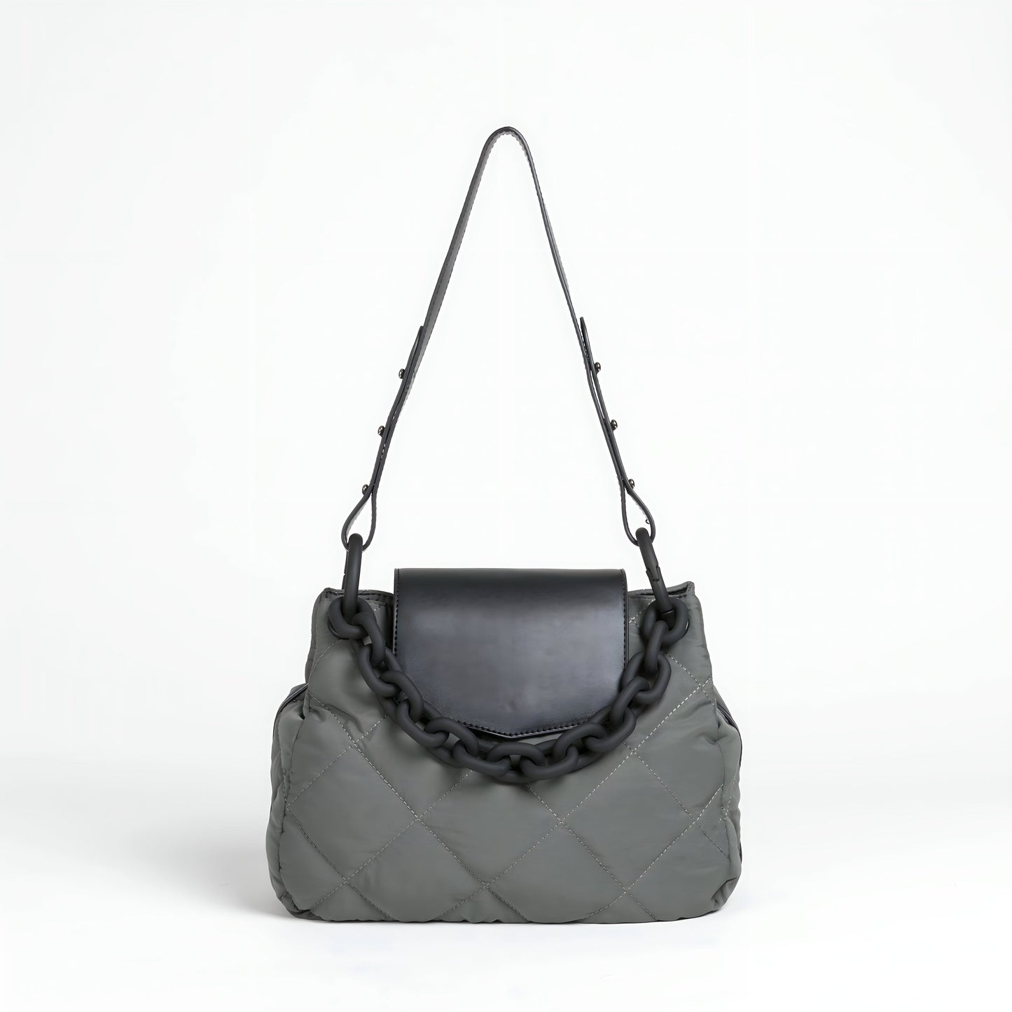 The Merritt Chainlink Quilted Handbag Purse - Multiple Colors