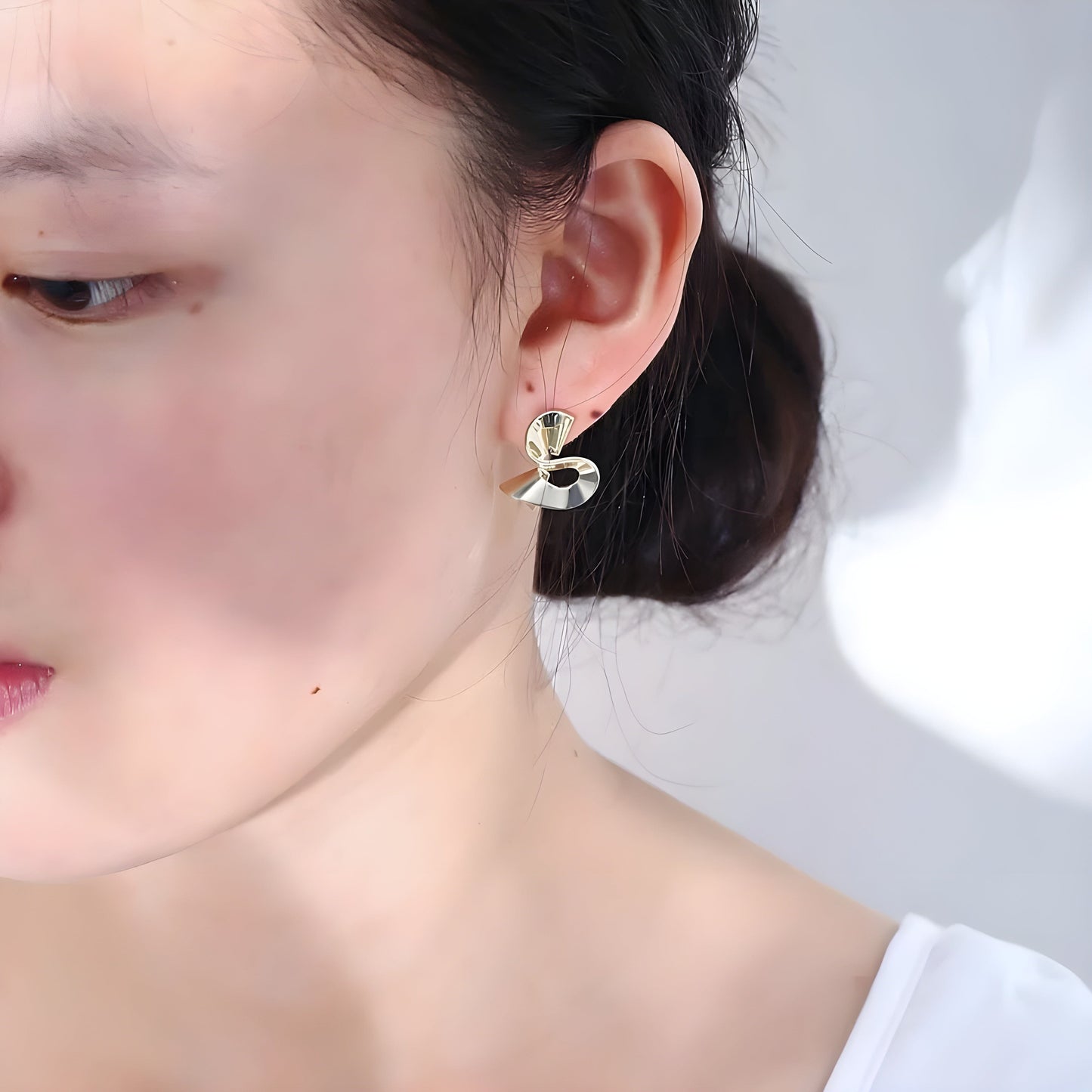 The Spiral Sterling Silver Earrings - Multiple Colors