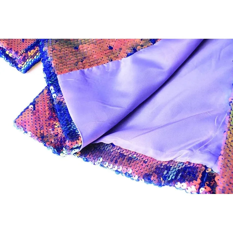 The Technicolor Sequin Long Sleeve Blazer
