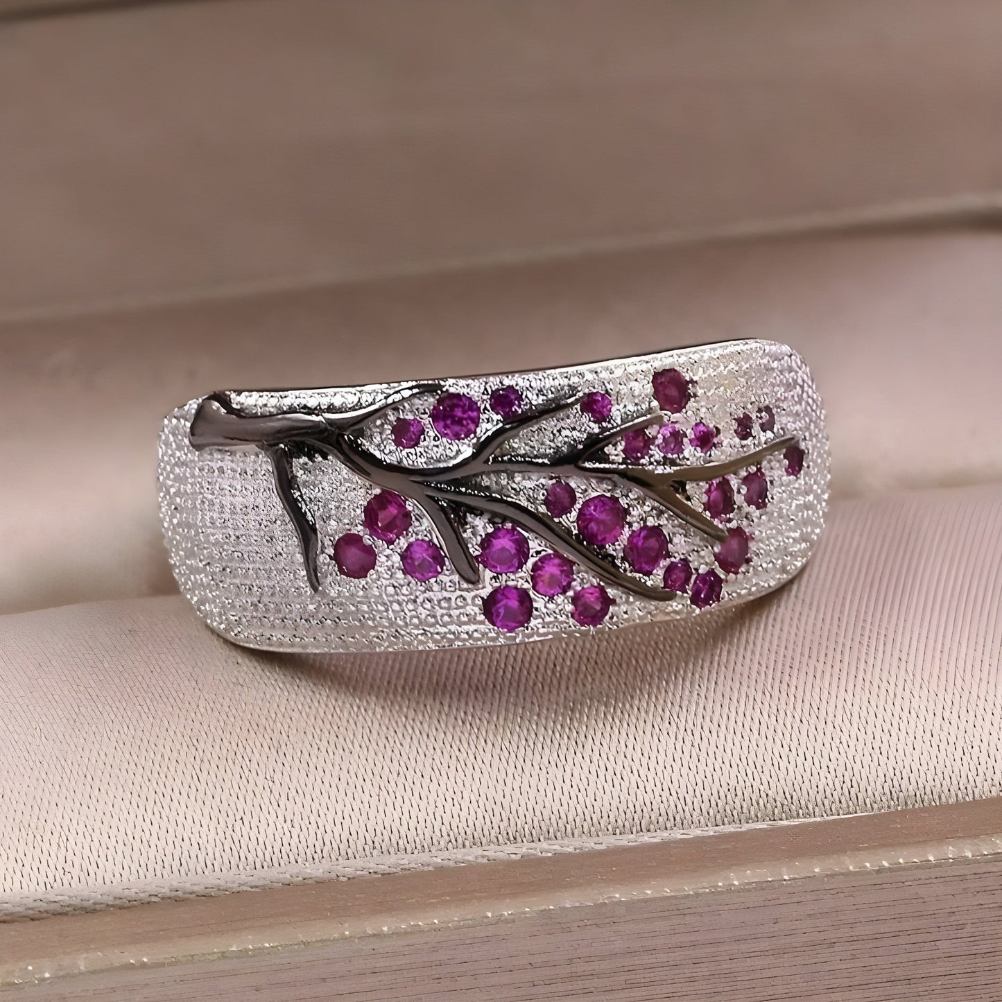 The Plum Blossom Band Ring