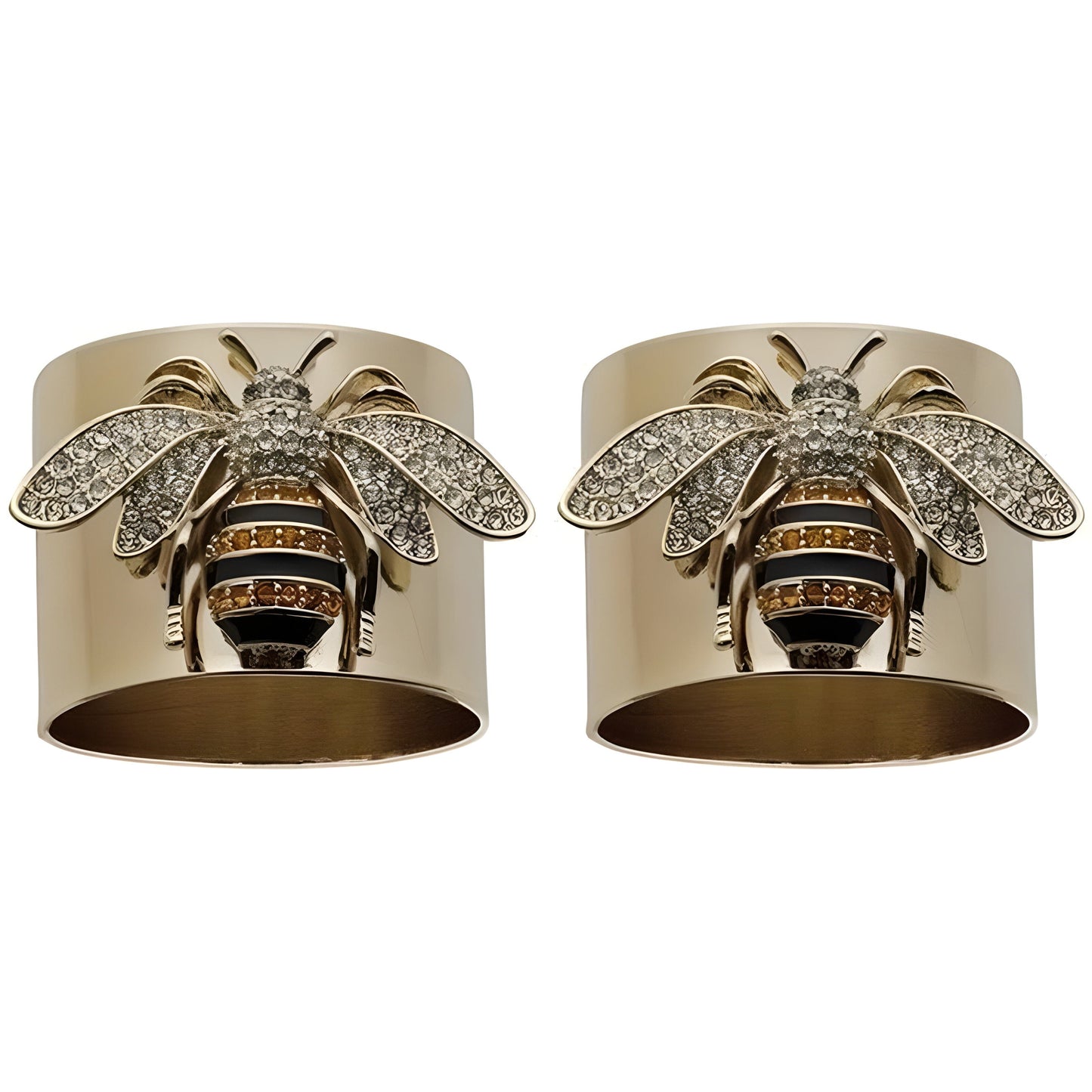 The Scarab Crystal Band Ring