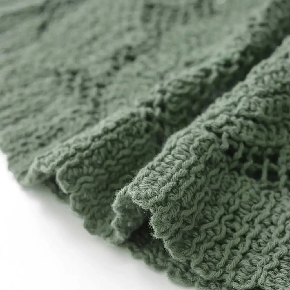 The Phoebe Sleeveless Knitted Cropped Blouse