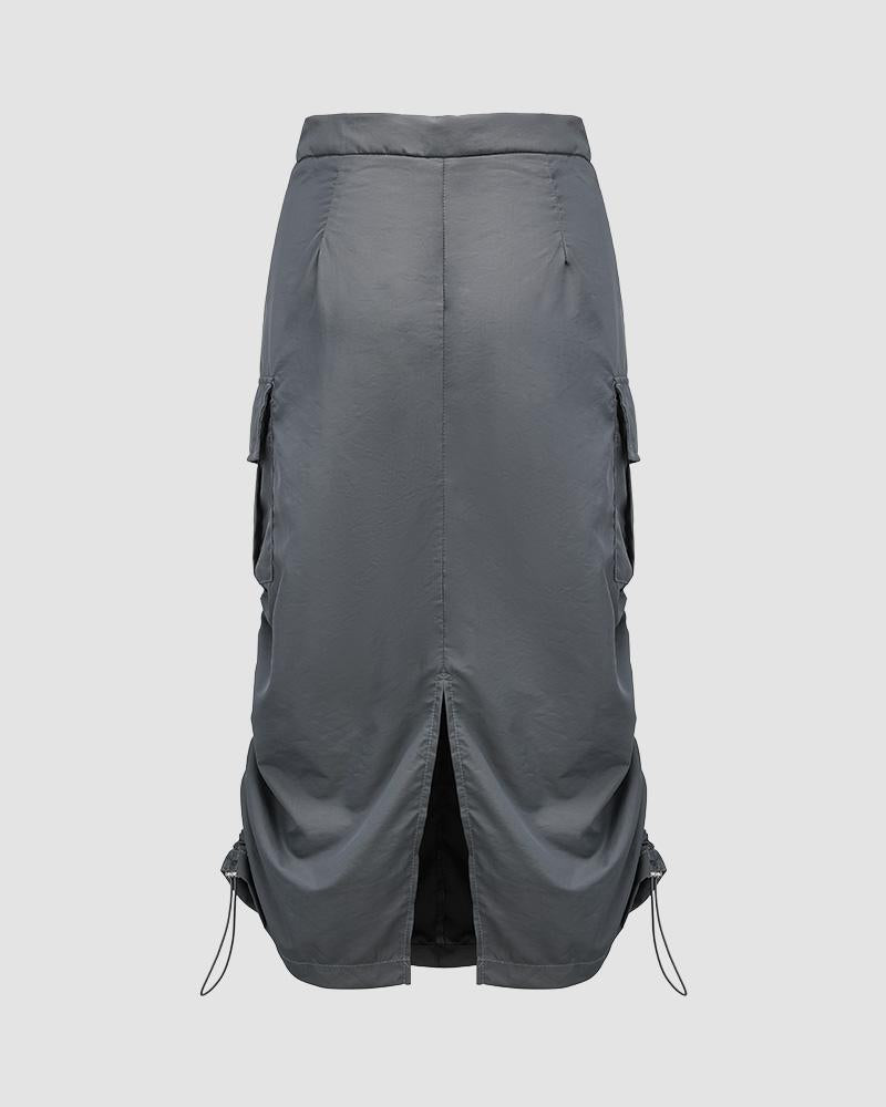 Kleomea Maxi Cargo Skirt