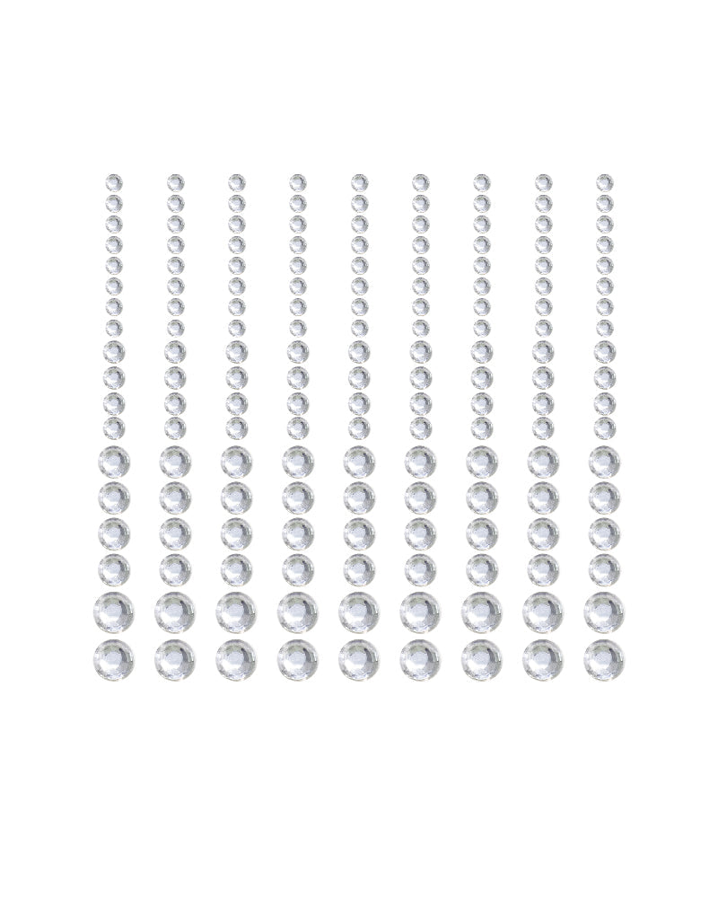 Butterfly Rhinestone Face Embellishment Stickers