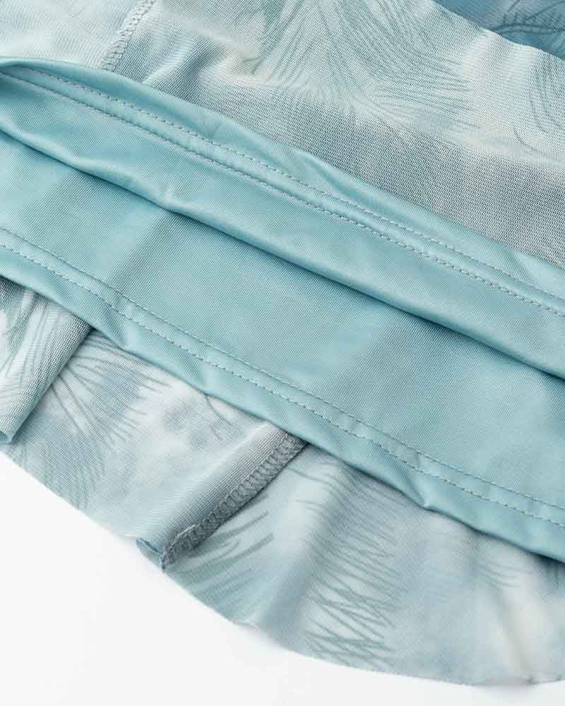 Organigram Cami Ruched Dress with Gloves