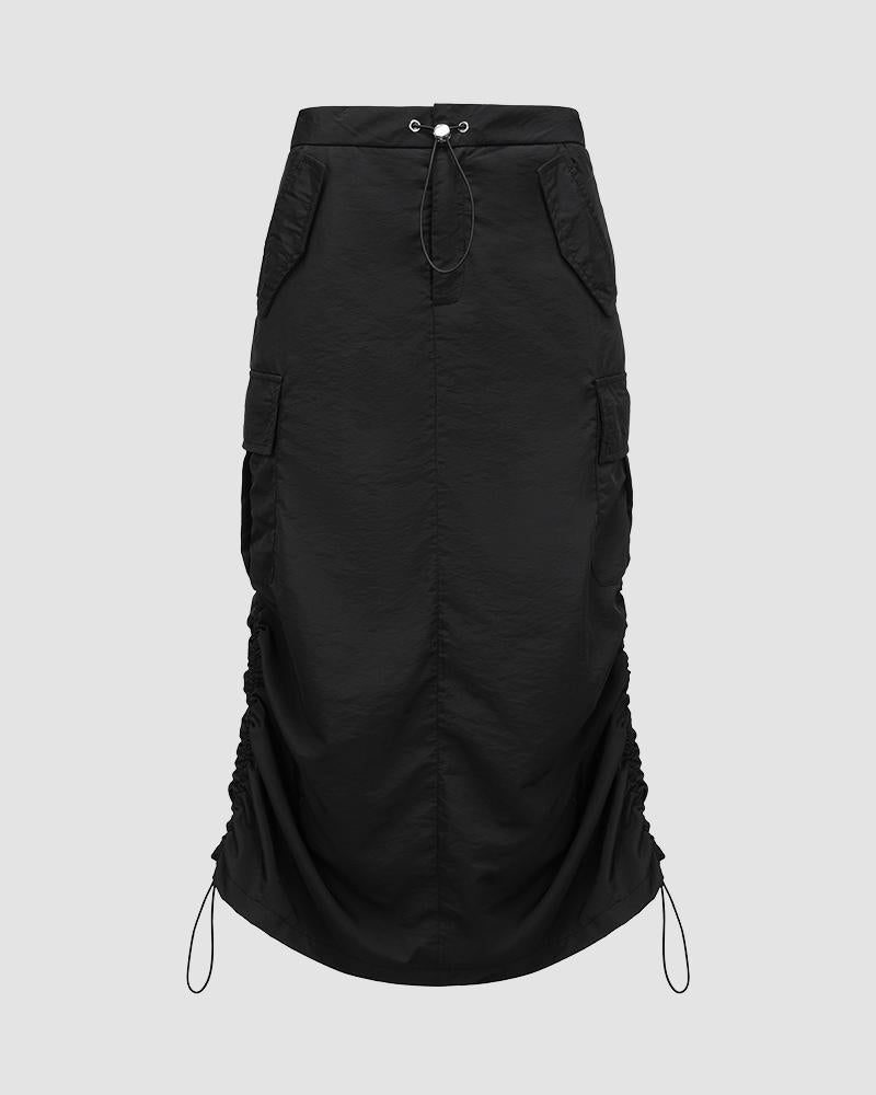Kleomea Maxi Cargo Skirt