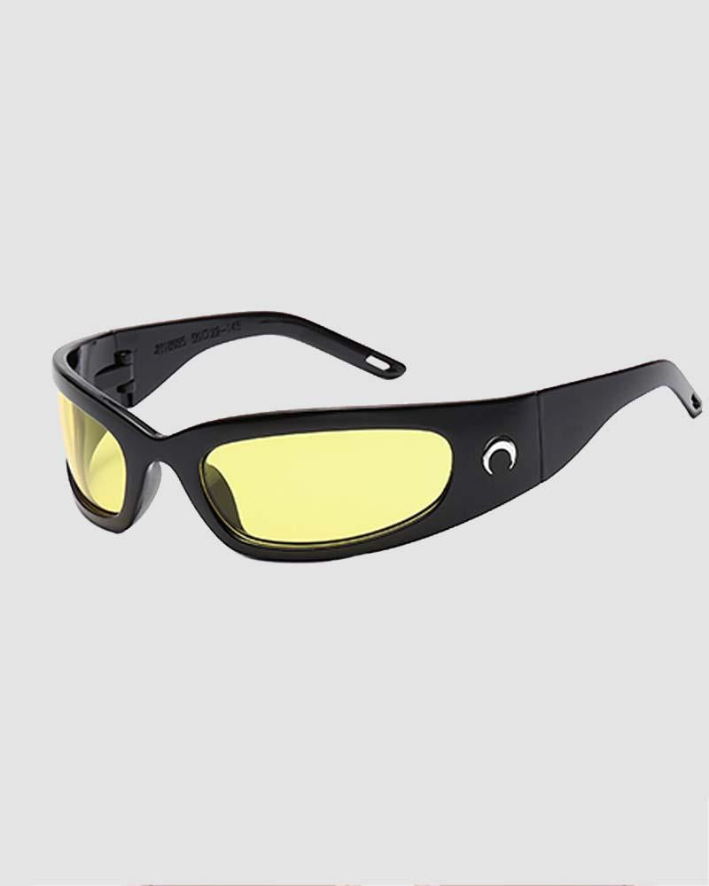 Silver Flame Retro Sunglasses