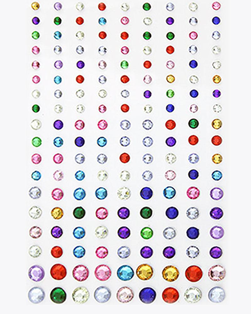 Galaxy Vision Rhinestone Face Embellishment Sticker