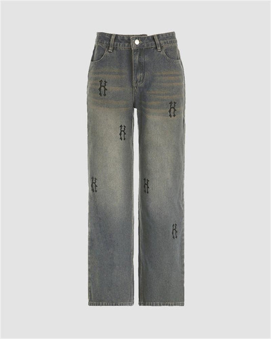 Hackman Oversized Denim Jeans