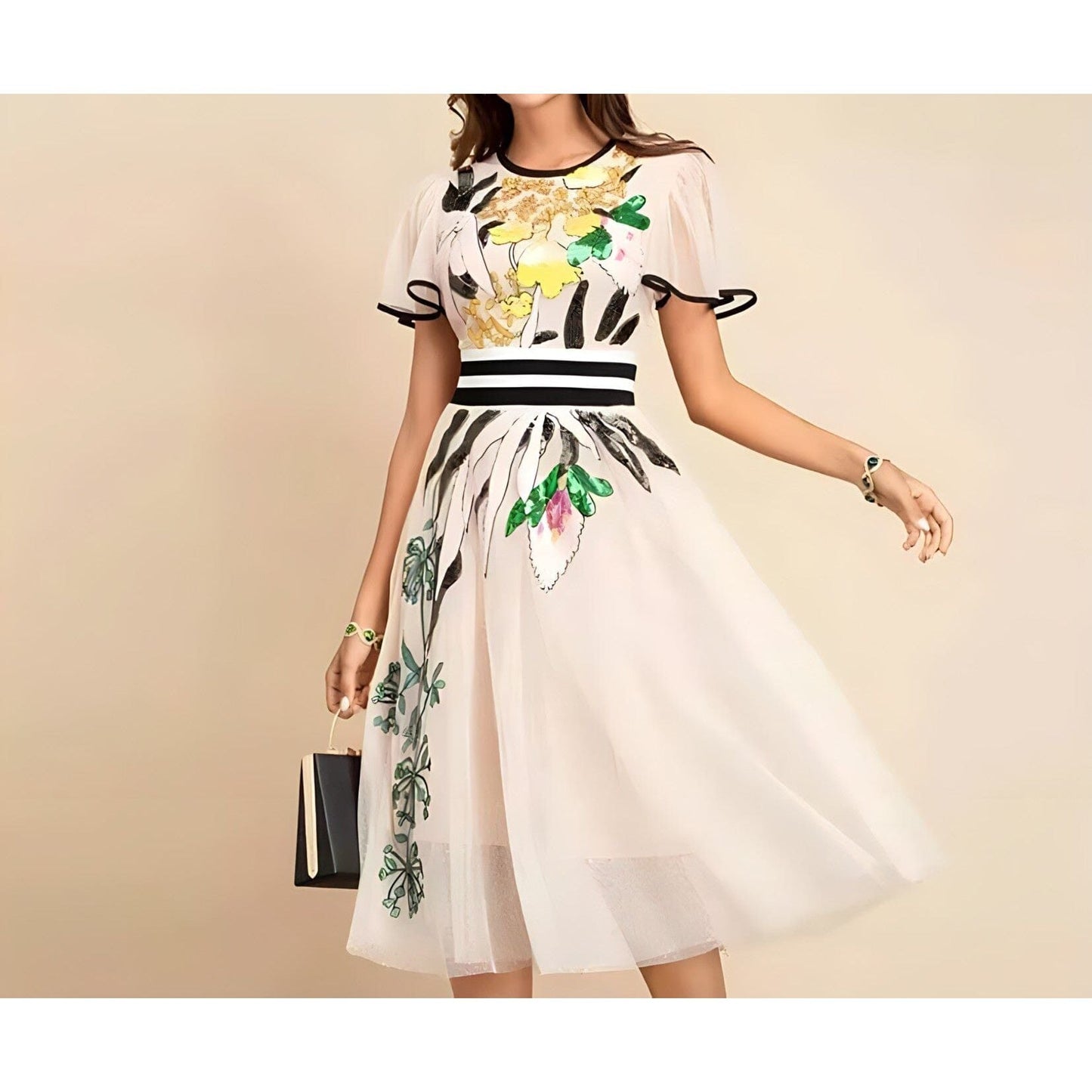 The Gardenia Short Sleeve Dress