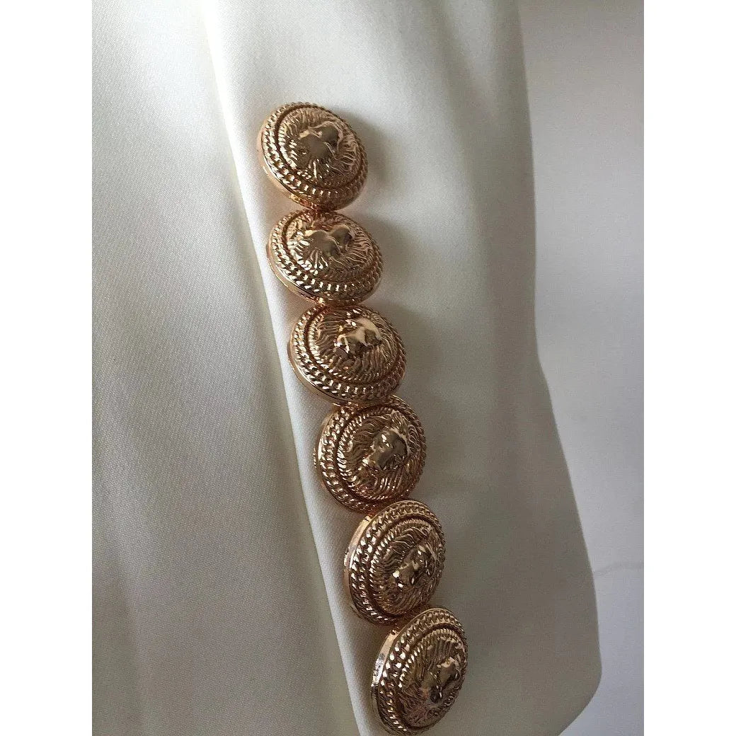 The Priscilla Slim Fit Blazer - Pearl