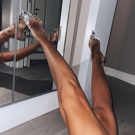 Blair's Secret Crystal Butterfly Brooch Heels