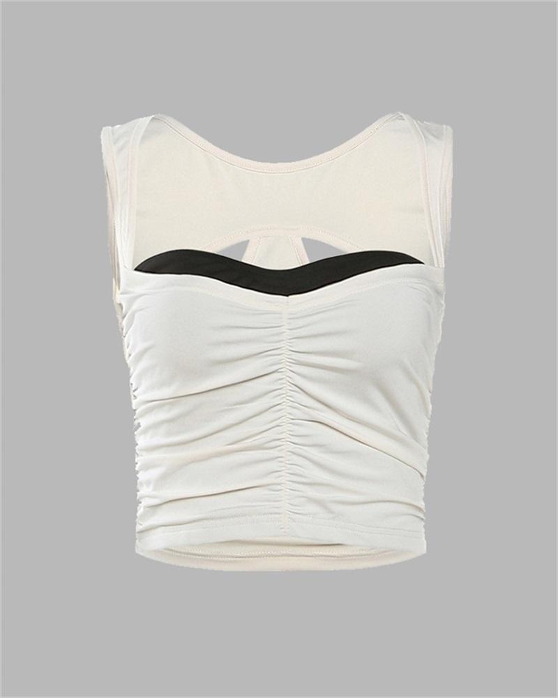 Eyes On Me Ruched Bralet Top