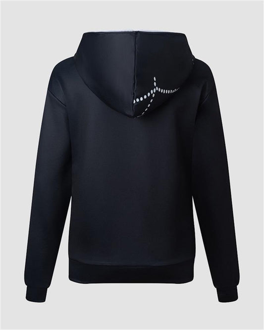 Halloween Electric Spider Web Hoodie