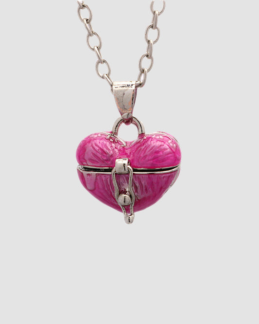 Heart Locket Chain Necklace