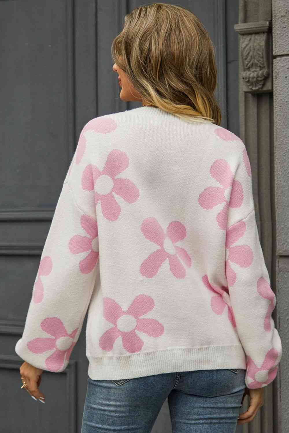 Blossom Dreams Floral Print Sweater