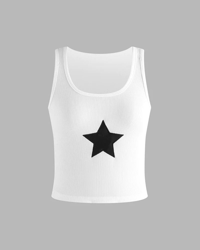 Star Cropped Tank