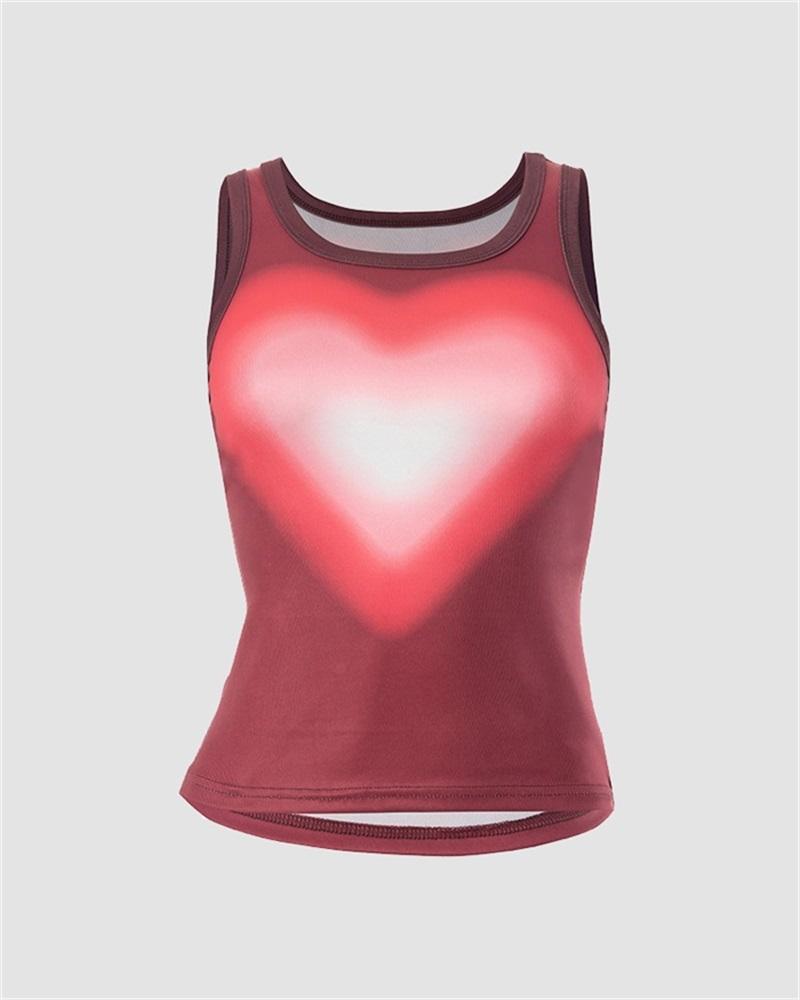 Ombre Love Glow Tank Top