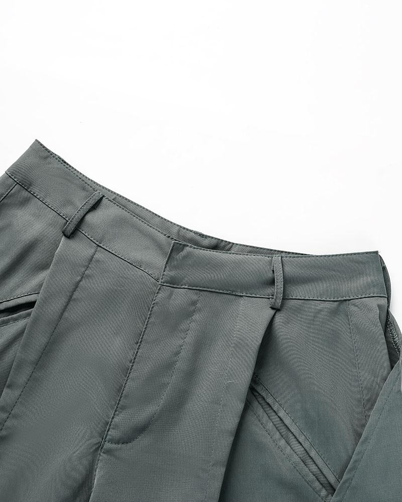 Renewed High Waisted Cargo Pants