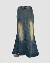 Mermaid Denim Skirt