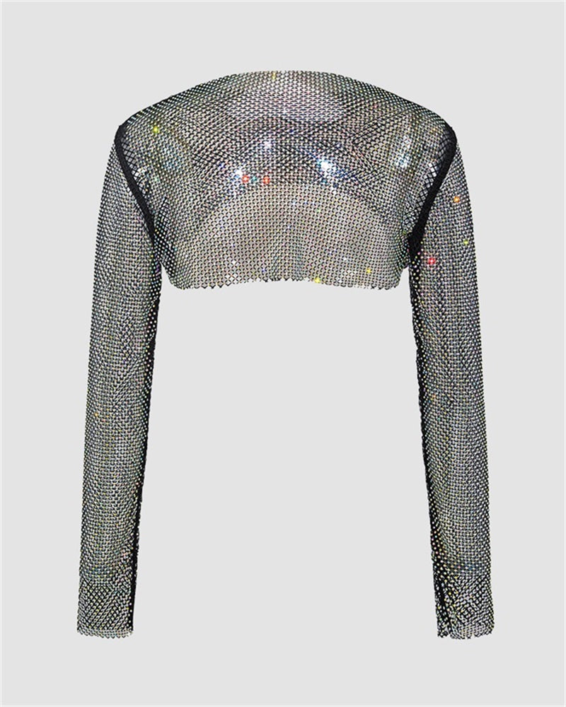 Cepheus Sequin Mesh Bolero