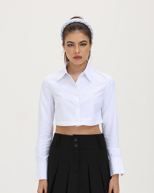 Summer School Cropped Shirt