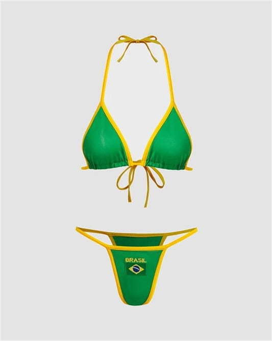 Brazil Contrast Bikini Set