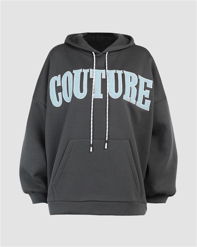 COUTURE Embroidered Hoodie