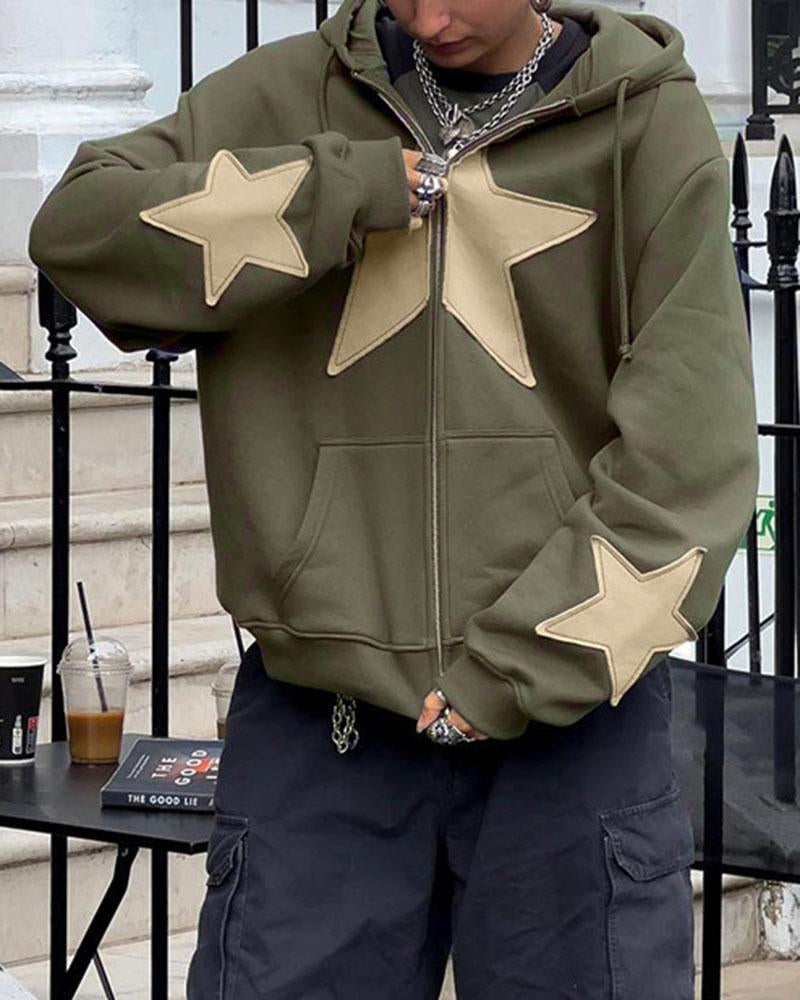 Anomaly Star Trio Zip Hoodie