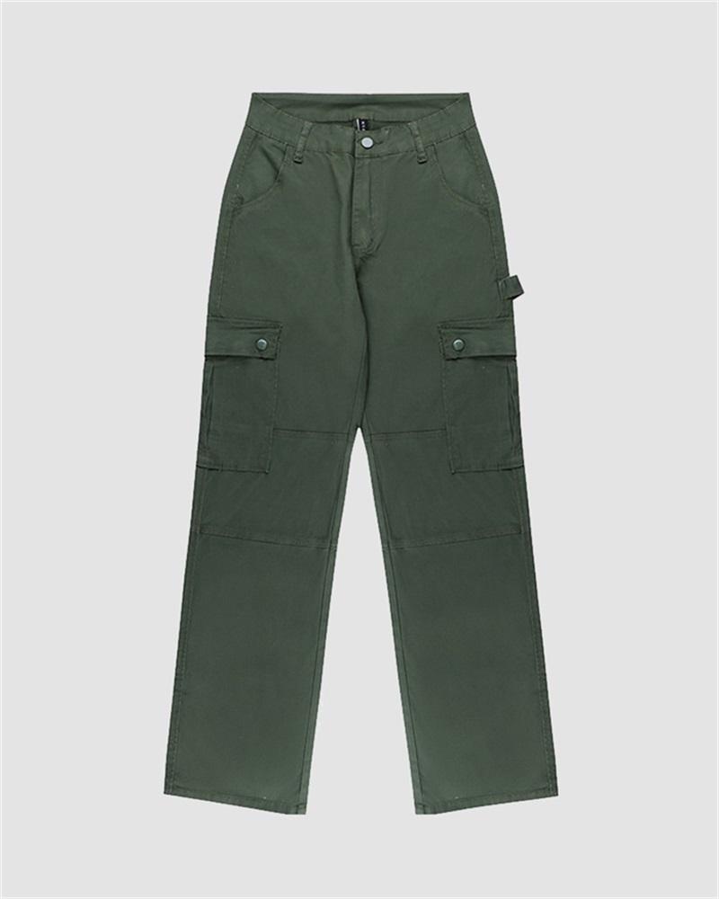 Multiple Pockets Crago Pants