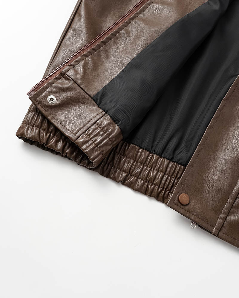 Vintage Motorcycle Leather Jacket