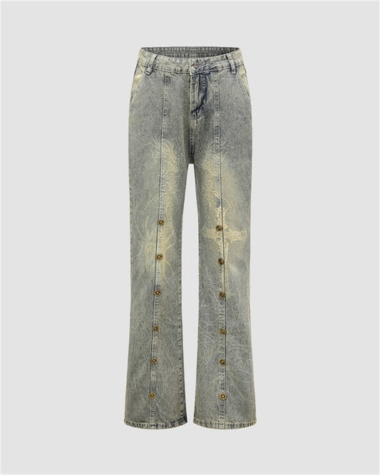 Crossings Vintage Pattern Jeans