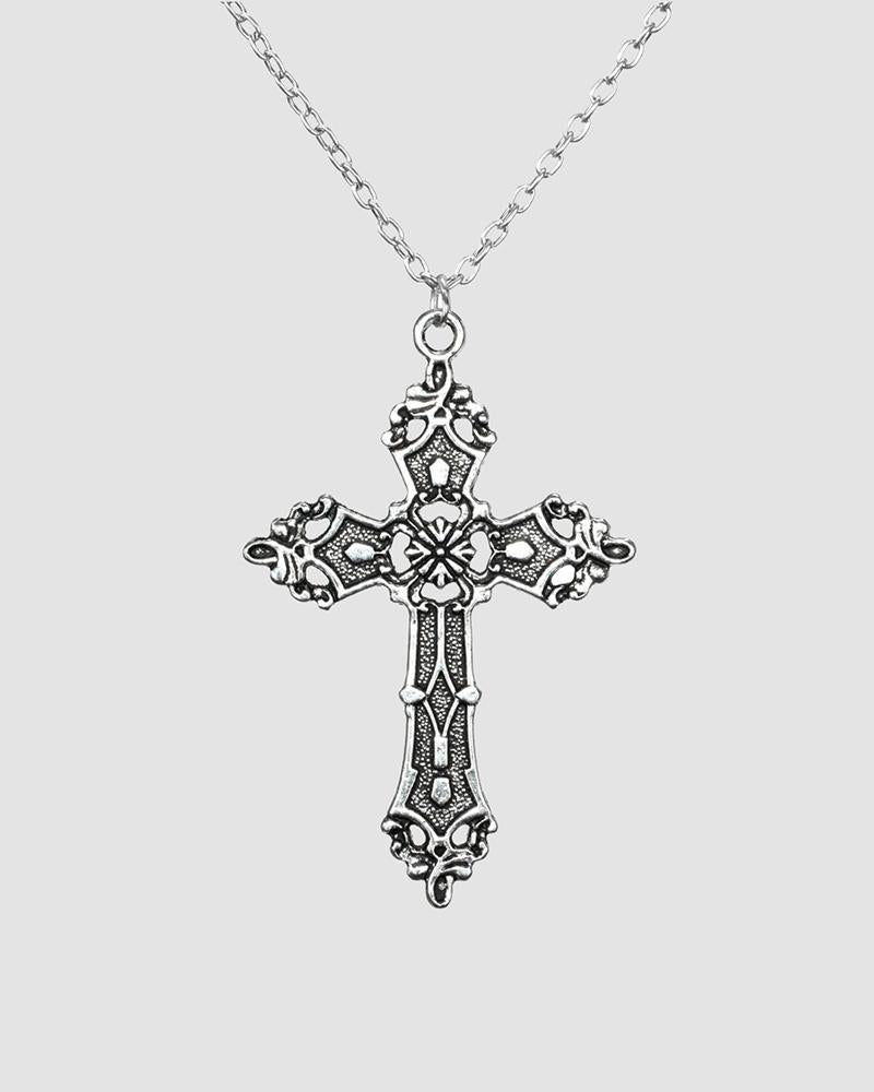 Gothic Baroque Cross Necklace