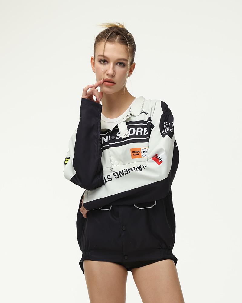 Galaxy Racer Jacket with Detachable Fabric